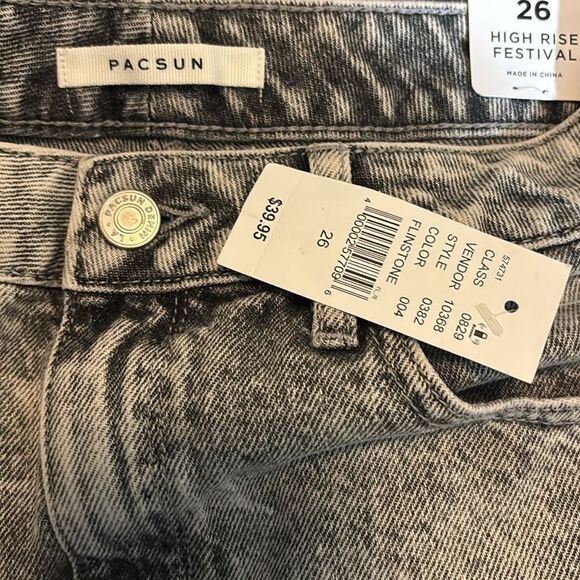 NEW PACSUN | high rise festival shorts 26 - Picture 3 of 5